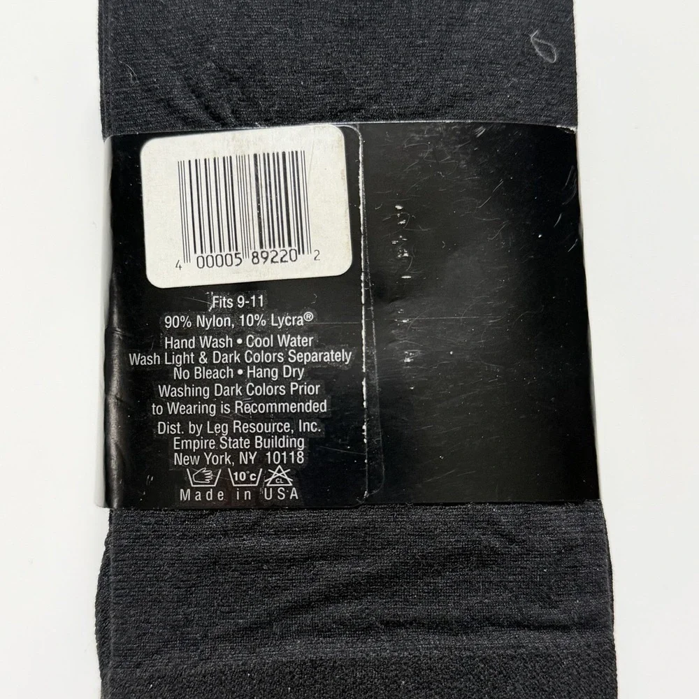 Harve Benard Trouser Socks 9-11 4 Pair‎ Pack Black Solid Pattern Mesh Neutral